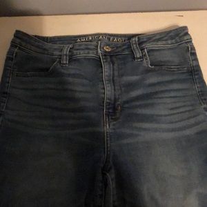 American Eagle super stretch size 10 Dark blue denim